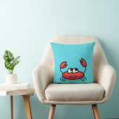 Cartoon Crab - ritter Kussen (Stoel)