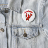 Cartoon Crawfish Ronde Button 5,7 Cm (In situ)