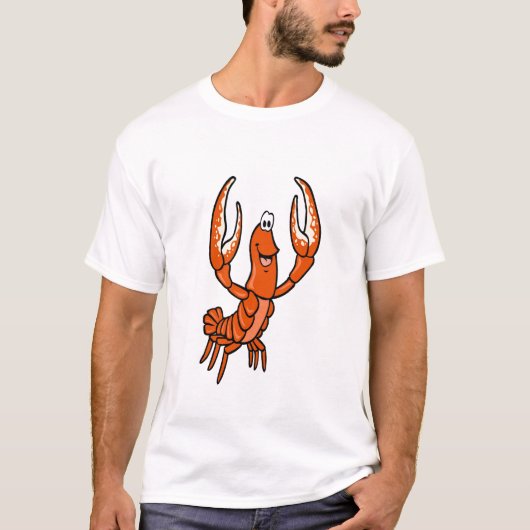Cartoon Crawfish T-shirt (Voorkant)