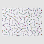 Cartoon Crayon Pattern Tissuepapier (Voorkant)
