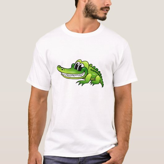 Cartoon Crocodile T-shirt (Voorkant)