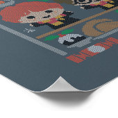 Cartoon Cross-Stitch HOGWARTS™ kerstfeest Poster (Hoek)
