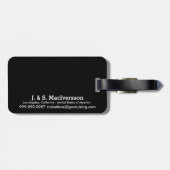 Cartoon cruise Ship Let's Go Cruisin Bagagelabel (Achterkant horizontaal)