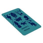 Cartoon Cryptids Cryptozoology Guide Gepersonalise Magneet (Rechterzijde)