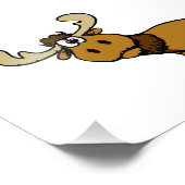 Cartoon curieuze maten | achtergrondkleur kiezen foto afdruk (Hoek)