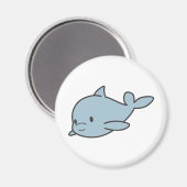 Cartoon Cute Baby Dolphin Magneet (Voorkant / Achterkant)