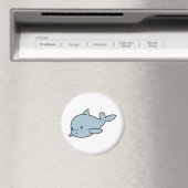Cartoon Cute Baby Dolphin Magneet (Insitu (Vaatwasser))