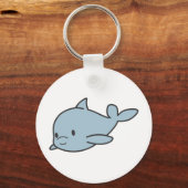 Cartoon Cute Baby Dolphin Sleutelhanger (Voorkant)