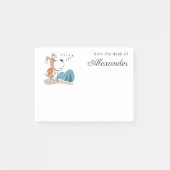 Cartoon Cute Dog Puppy Hiking Woodland Hills Post-it® Notes (Voorkant)