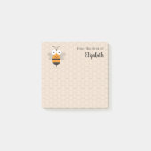 Cartoon Cute Funny Honey Bee Honeycomb Post-it® Notes (Voorkant)