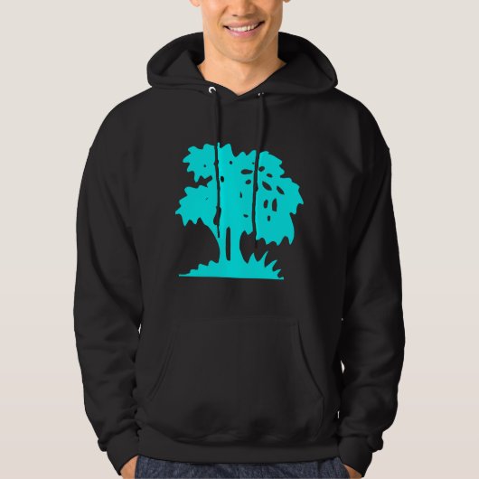 Cartoon - Cyaan Hoodie (Voorkant)