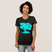 Cartoon - Cyaan T-shirt (Voorkant volledig)