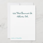 Cartoon Dachshund Childrens Birthday Uitnodiging (Achterkant)