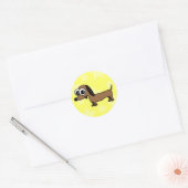 Cartoon Dachshund Stickers (Envelop)