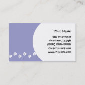 Cartoon Dachshund (wirehair) Visitekaartje (Achterkant)