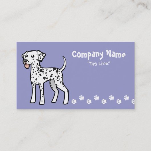 Cartoon Dalmatian Visitekaartje (Voorkant)