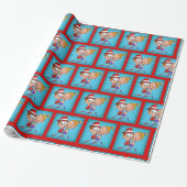 Cartoon Dancers Cadeaupapier (Uitgerold)