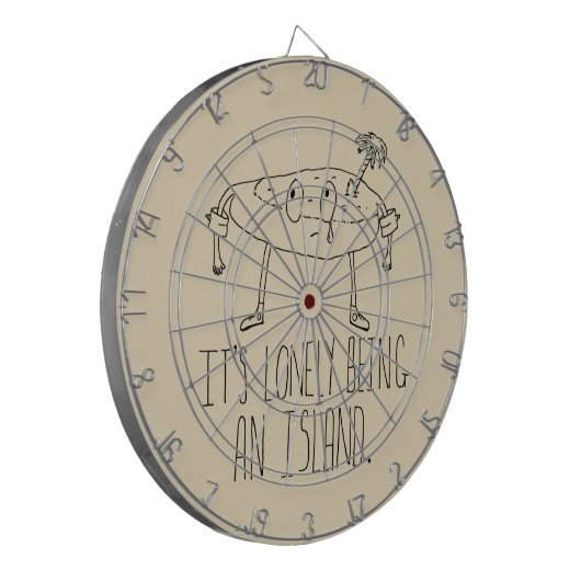 Cartoon Dartbord (Voorkant Links)