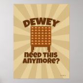 Cartoon Dewey heeft dit nodig? Poster (Voorkant)