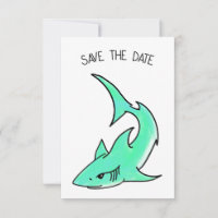 cartoon die haaien glimlacht blauw groen oceaandie