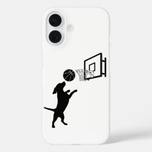Cartoon Dier Basketbal iPhone 16 Hoesje