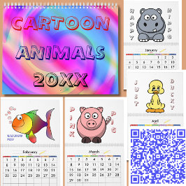 Cartoon Dieren 20XX Kalender