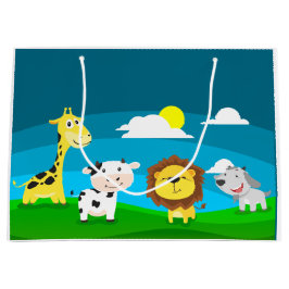 Cartoon dieren     groot cadeauzakje