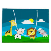 Cartoon dieren groot cadeauzakje (Achterkant)