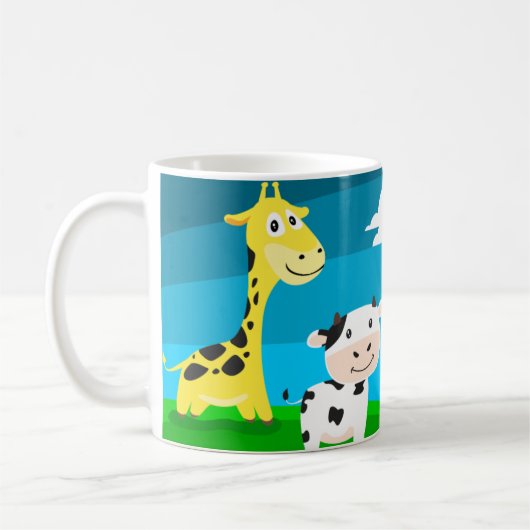 Cartoon dieren koffiemok (Links)