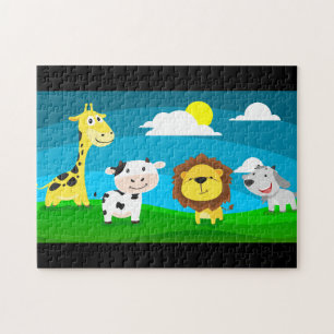 Cartoon dieren    legpuzzel
