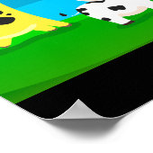 Cartoon dieren   poster (Hoek)