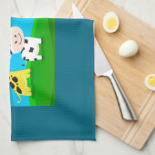 Cartoon dieren           theedoek (Quarter Fold)