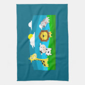 Cartoon dieren           theedoek (Verticaal)