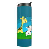 Cartoon dieren     thermosbeker (Gedraaid links)