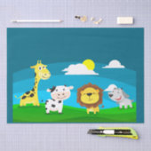 Cartoon dieren     tissuepapier (Craft)
