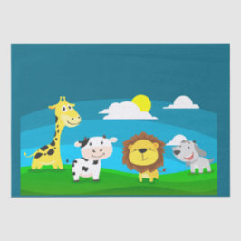 Cartoon dieren     tissuepapier