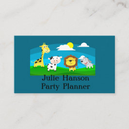 Cartoon dieren       visitekaartje