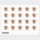 Cartoon Dierlijke Stickers (Vel)