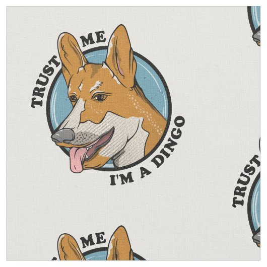 Cartoon Dingo Stof (Close Up)