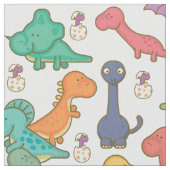 Cartoon Dinosauriërs ID459 Stof (Close Up)