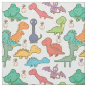 Cartoon Dinosauriërs ID459 Stof (Swatch)