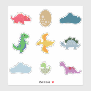 Cartoon Dinosaurs Sticker