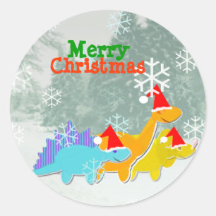 Cartoon Dinosaurs Stickers