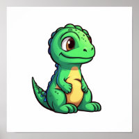 Cartoon dinosaurus illustratie