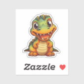 Cartoon-dinosaurus Sticker (Vel)
