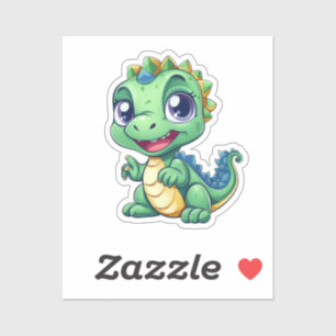 Cartoon-dinosaurus Sticker