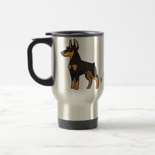 Cartoon Doberman Pinscher Reisbeker