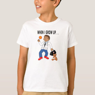 Cartoon Doctor Boy met Beer T-shirt