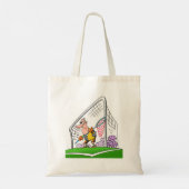 Cartoon Doelman Canvas tas (Achterkant)