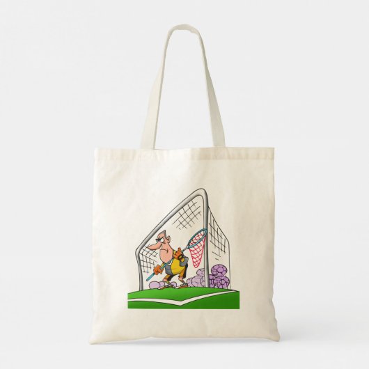 Cartoon Doelman Canvas tas (Achterkant)